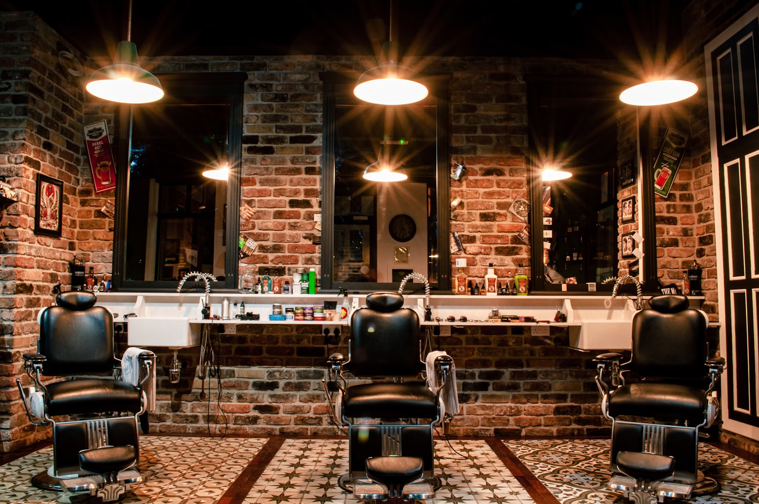 Interior de la barbería Pro Style en Quito